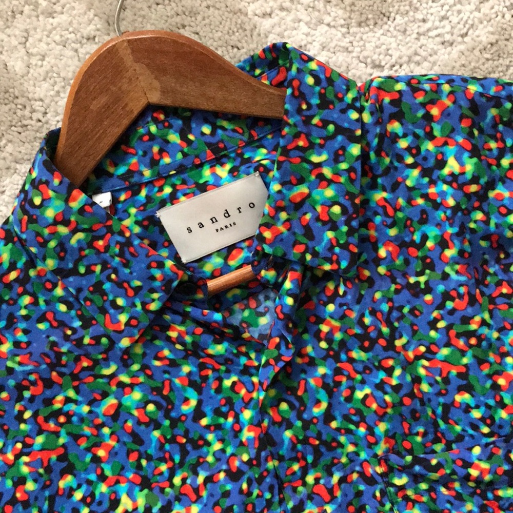 Sandro multicolor button down